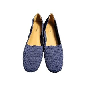 Comfortview Women's The Bethany Slip On‎ Flat Blue Size 11